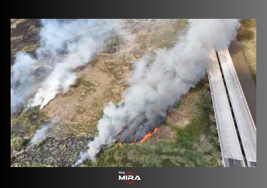 Incêndio no Contorno do Mestre Álvaro: Imagens Aéreas Revelam Estragos na Região da Serra