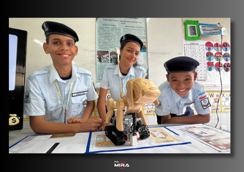 Robô Caramelo: Inovação de Estudantes de Cariacica para Inclusão de Pessoas com Deficiência Visual