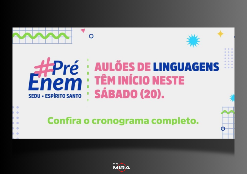 Sedu promove novos aulões de Linguagens para intensificar preparação ao Enem