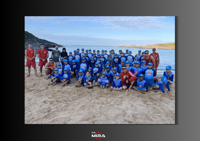 Bombeiros iniciam colônia de férias com foco em prevenção a afogamentos para crianças de Vila Velha