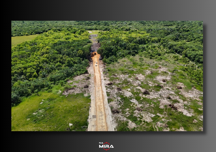Estrada ilegal é barrada em área de preservação no Norte do Espírito Santo
