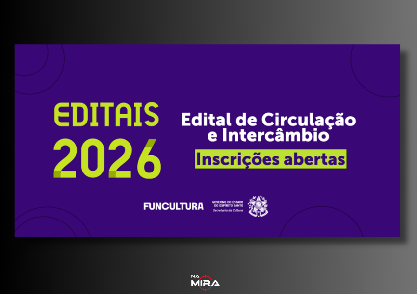 Secult abre edital de R$ 1,8 milhão para apoiar circulação e intercâmbio cultural em 2026