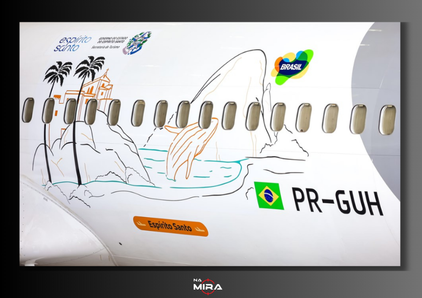 Gol leva identidade capixaba aos céus com avião temático