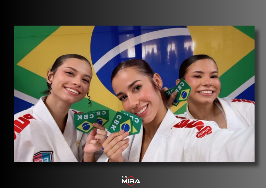 Trio capixaba conquista lugar na Seleção Brasileira de Karatê e se prepara para desafios internacionais