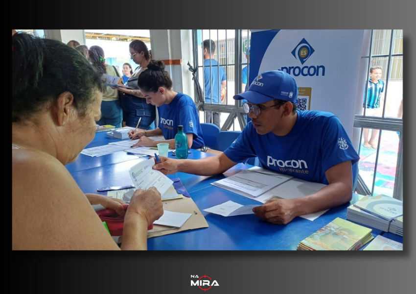 Procon Itinerante leva atendimentos gratuitos à comunidade de Eldorado, na Serra, neste sábado