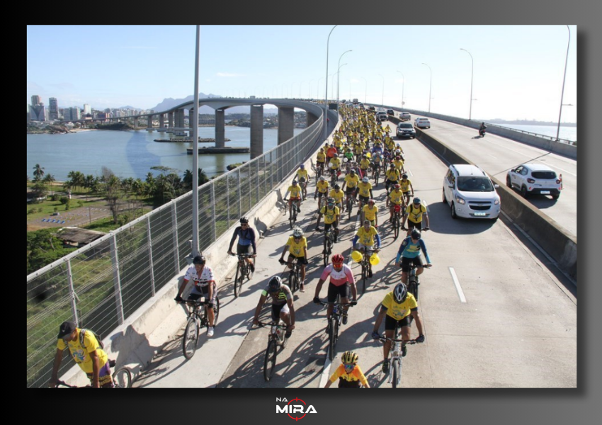 Pedalaço pela Paz vai alterar trânsito na Terceira Ponte neste domingo (31)