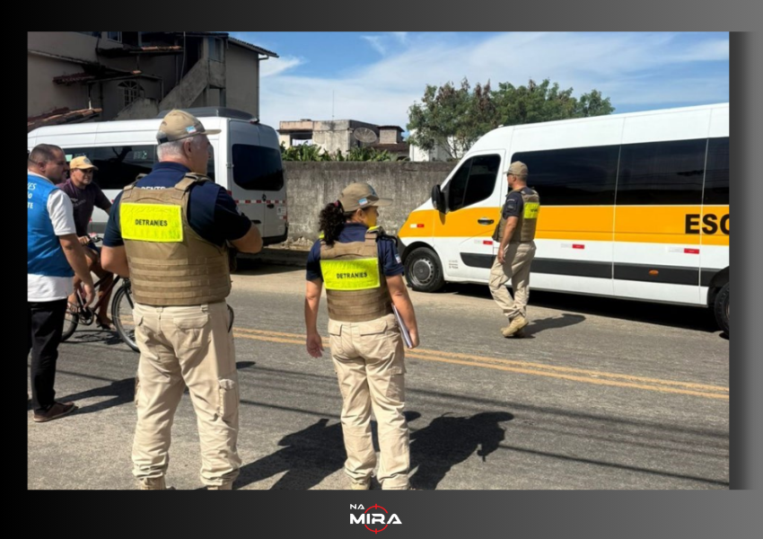 Fiscalização em Guarapari identifica transporte escolar irregular e gera mais de 60 autuações